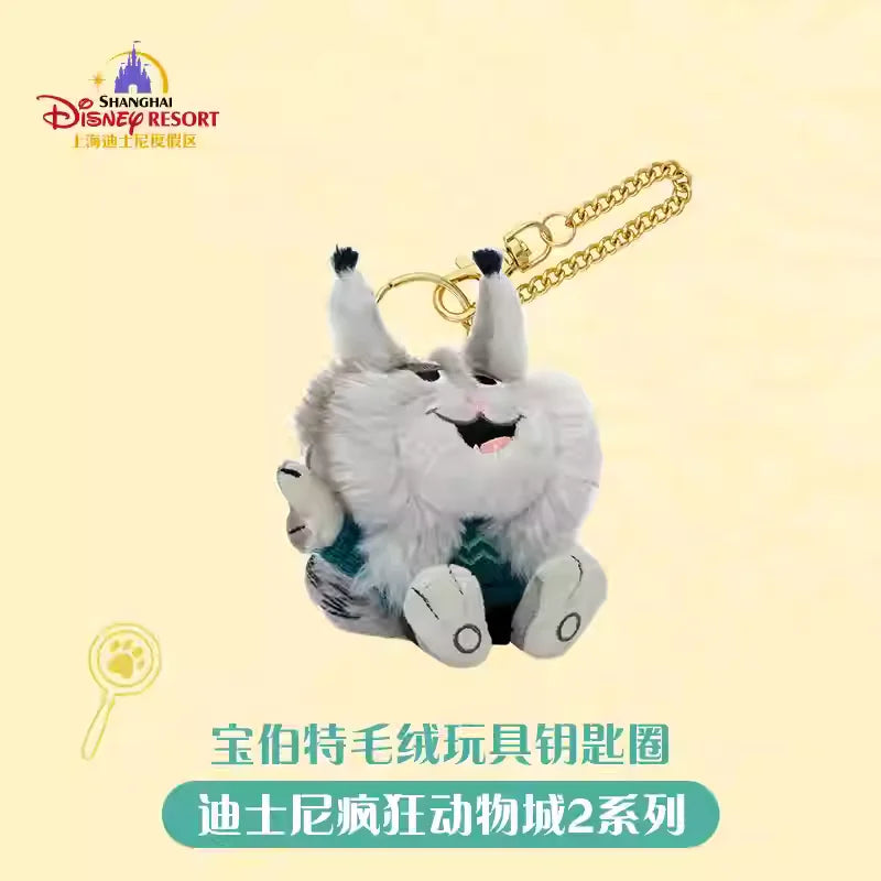 Llavero Peluche Disney Zootopia 2 Nick Judy Fox Fin - Accesorios Coleccionables