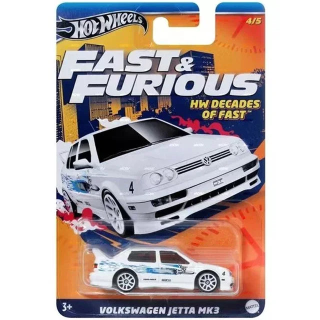 Hot Wheels HNR88 Fast & Furious Toyota Supra Nissan Skyline GTR BNR34 - Autos 1:64 Colección