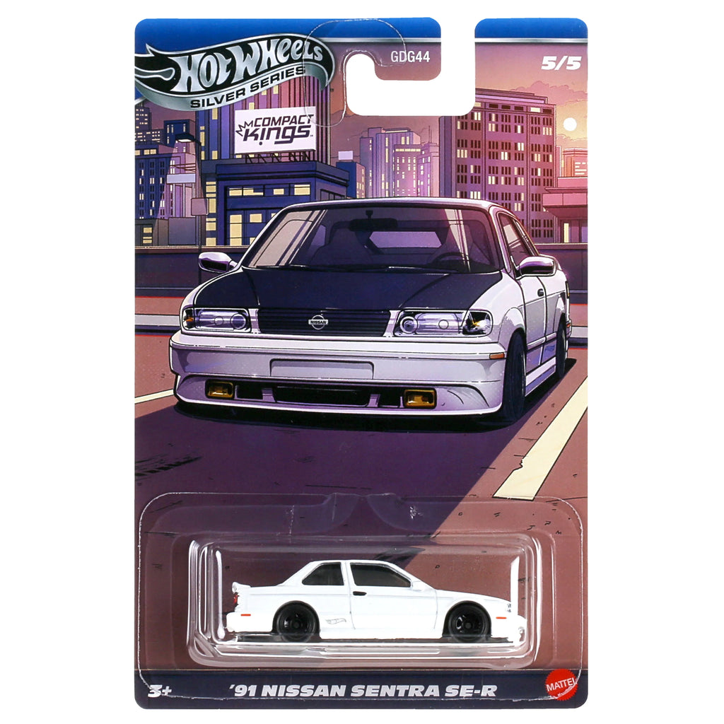 Hot Wheels GDG44 Compact Kings Serie Ford Fiesta Civic Subaru Mazda Nissan Sentra - Autos 1:64 Colección