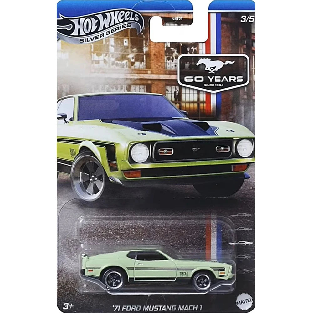 Hot Wheels GRT01 Mustang 60 Aniversario Ford Mustang RTR - Autos 1:64 Die-Cast Colección