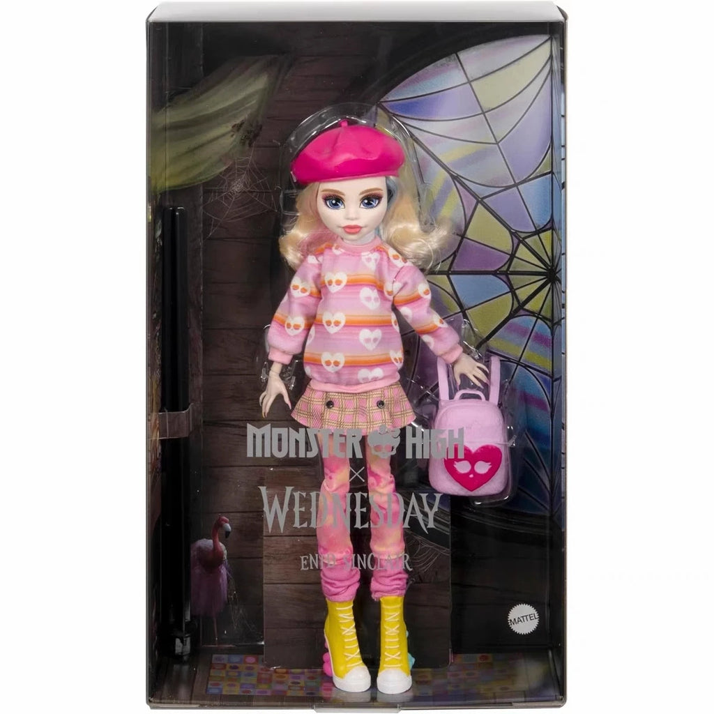 Muñecas Monster High x Wednesday Rave'n - Wednesday Addams Enid Sinclair Coleccionables