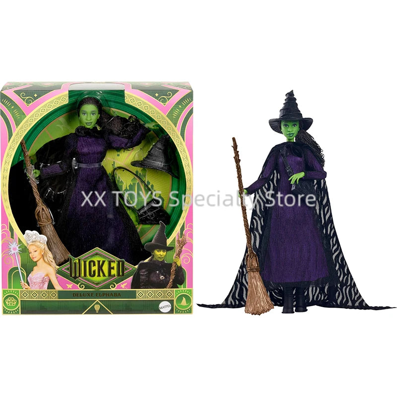 Universal Wicked Glinda Elphaba Fashion Doll Fiyero Madame Morrible Movie Characters 12-Inch Action Figure Doll Collectible Gift
