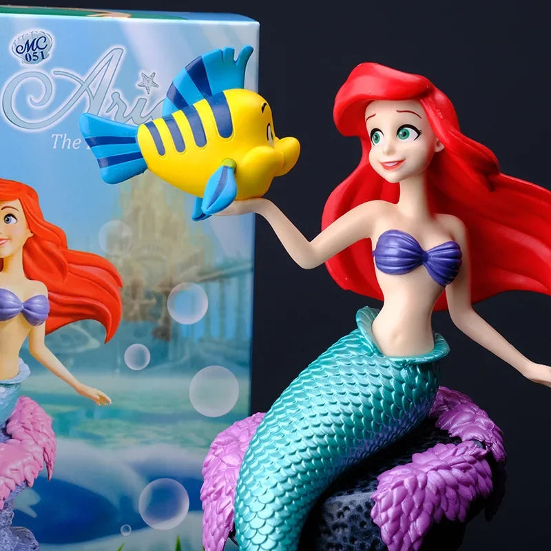 Figuras Disney Princesa Ariel Sirenita - Set PVC Colección Decoración Pastel