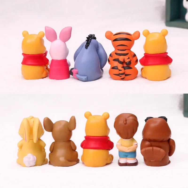 Set 10 Figuras Disney Winnie Pooh - Tigger Eeyore Piglet Colección Completa