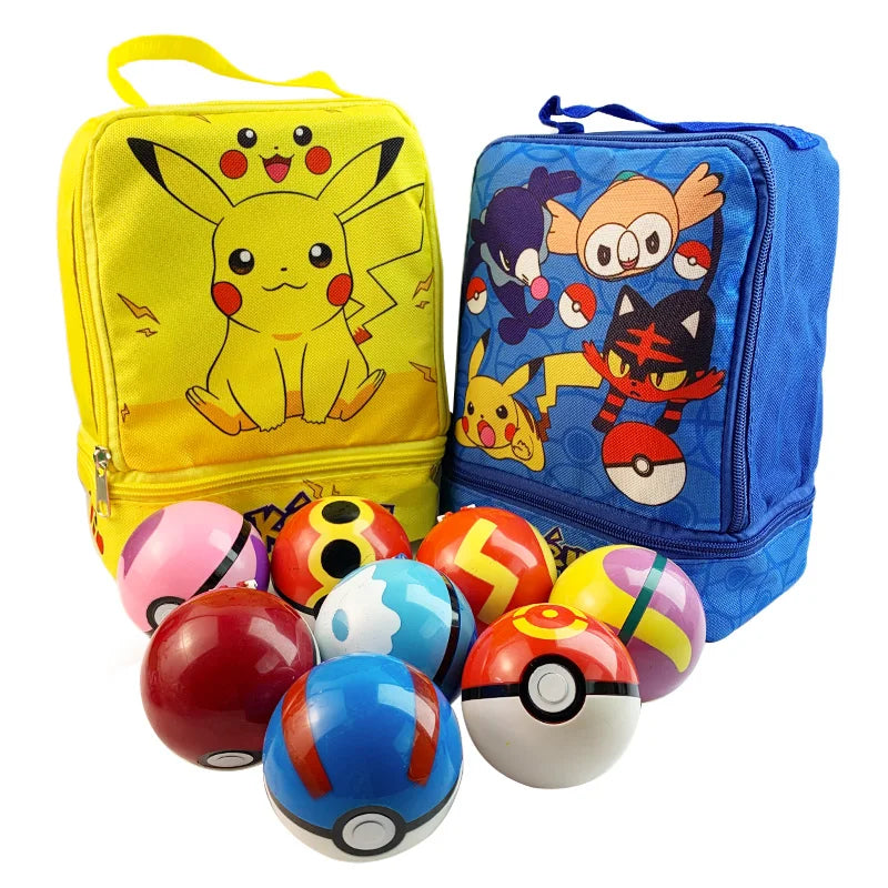 Pokemon Figuras Set 24-144 Piezas Pikachu Anime - Colección Mini Pokebola Muñecos Regalo Niños