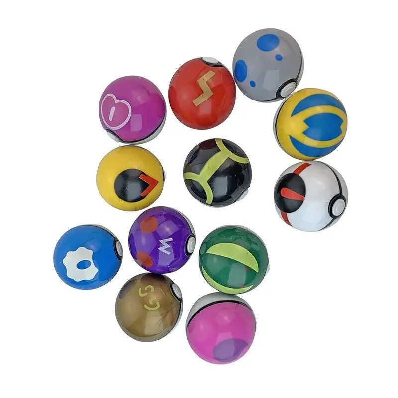 Pokemon Figuras Set 24-144 Piezas Pikachu Anime - Colección Mini Pokebola Muñecos Regalo Niños