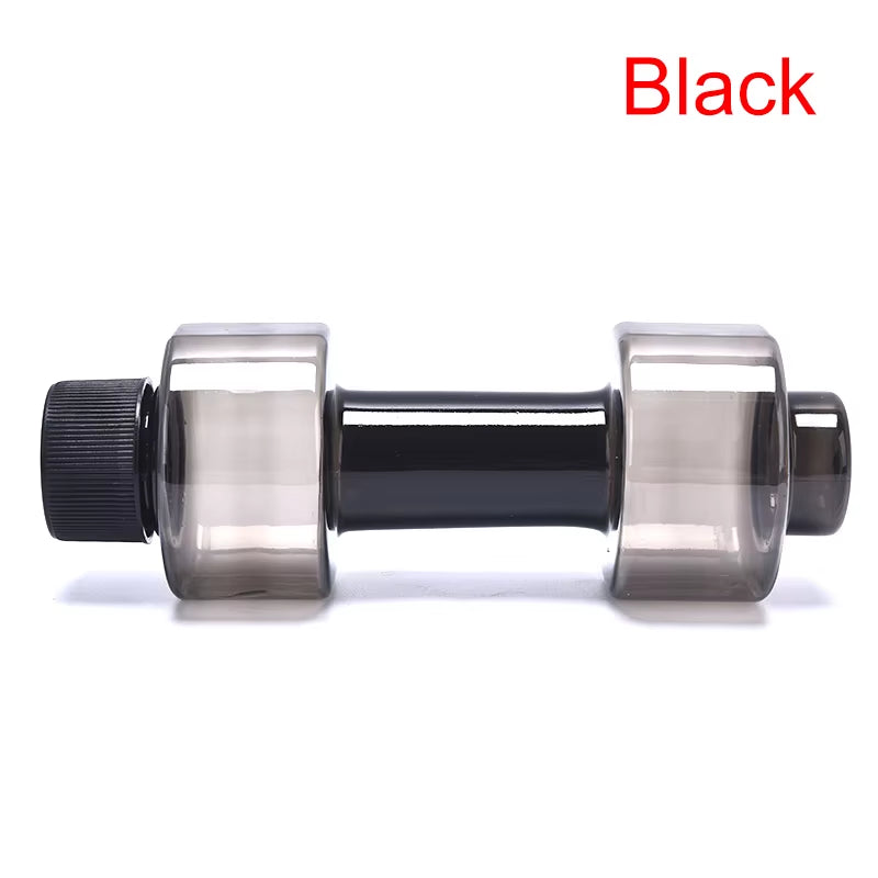 550Ml Sport Water Bottle Body Building Water Dumbbell Fitness Gym Shaker Dumbbell Shape Drinking Jug Cup Plastic Bottle