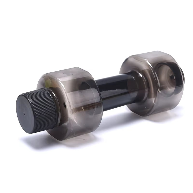 550Ml Sport Water Bottle Body Building Water Dumbbell Fitness Gym Shaker Dumbbell Shape Drinking Jug Cup Plastic Bottle